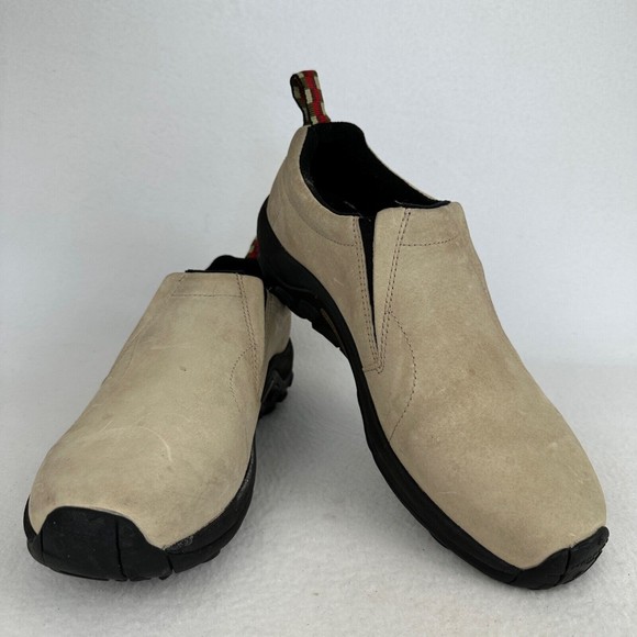 Merrell Shoes Merrell Jungle Moc Taupe Mens Slip On Hiking Shoes